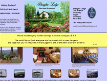 Tablet Screenshot of breaghalodge.co.uk